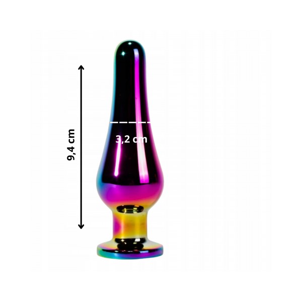 Korek analny Secret Shine Rainbow 9,4cm X-MEN