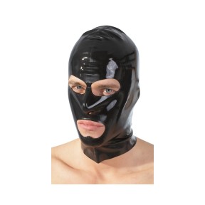 Lateksowa maska czarna